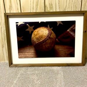 Baseball photo wall decor